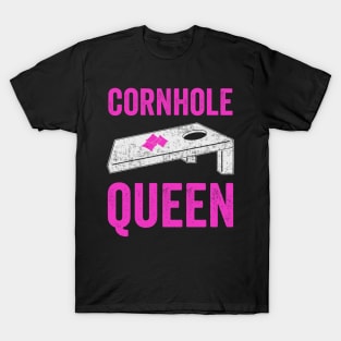 Cornhole Queen Funny Corn Hole For Women T-Shirt